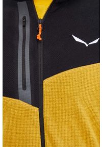 Salewa bluza sportowa Paganella kolor żółty wzorzysta. Kolor: żółty. Materiał: polar, syntetyk, skóra, materiał. Styl: sportowy #5