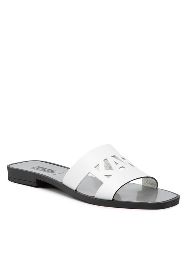 Karl Lagerfeld - Klapki KARL LAGERFELD. Kolor: biały