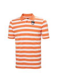 Polo Helly Hansen Marstrand. Typ kołnierza: polo. Kolor: pomarańczowy. Materiał: bawełna. Styl: klasyczny
