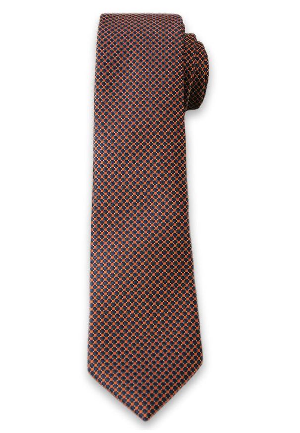 Elegancki Krawat Męski w Drobne Groszki, Kropki - 6 cm - Alties, Kolorowy. Materiał: tkanina. Wzór: kropki, kolorowy, grochy. Styl: elegancki