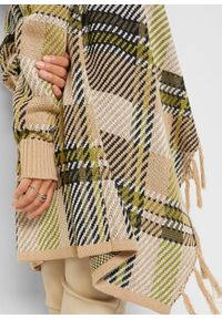 bonprix - Sweter bez zapięcia, z frędzlami. Kolor: biały