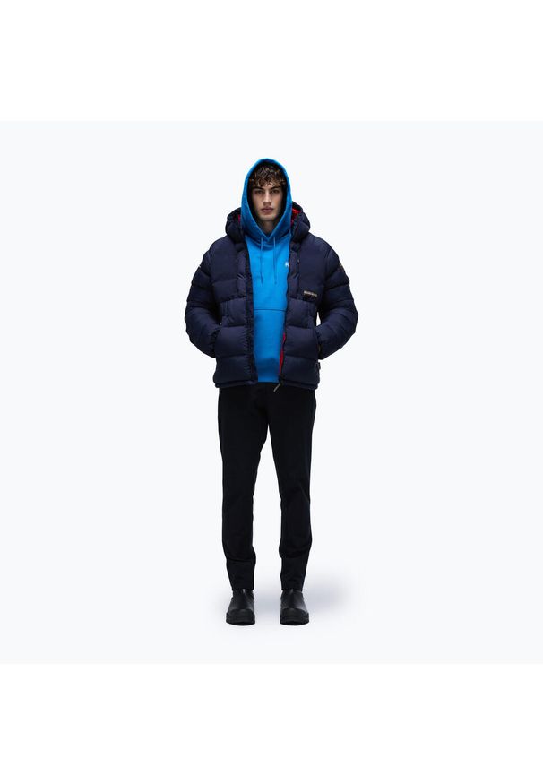 Bluza męska Napapijri B-Linth Hooded. Kolor: niebieski