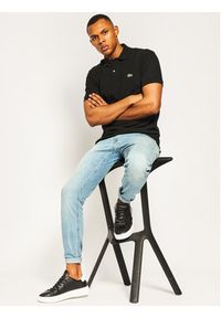 Lacoste Polo L1212 Czarny Classic Fit. Typ kołnierza: polo. Kolor: czarny. Materiał: bawełna #3