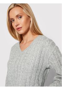 Guess Sweter Dora W1BR43 Z2WJ0 Szary Regular Fit. Kolor: szary. Materiał: syntetyk #5