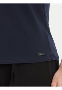 Calvin Klein Polo LV044C221G Granatowy Slim Fit. Typ kołnierza: polo. Kolor: niebieski. Materiał: syntetyk #4