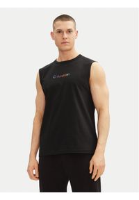 Calvin Klein Underwear Tank top LV00NM2878 Czarny Regular Fit. Kolor: czarny. Materiał: bawełna
