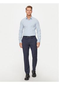 Calvin Klein Koszula K10K113163 Niebieski Slim Fit. Kolor: niebieski. Materiał: bawełna #5