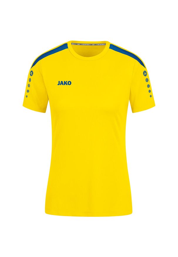 Jersey Jako Power. Kolor: wielokolorowy, niebieski, żółty. Materiał: jersey. Sport: piłka nożna, fitness