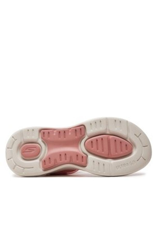 skechers - Skechers Sandały Go Walk Arch Fit Sandal-Polished 140264/ROS Różowy. Kolor: różowy. Materiał: materiał