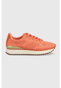 GANT - Gant sneakersy Bevinda kolor pomarańczowy. Zapięcie: sznurówki. Kolor: pomarańczowy. Materiał: skóra, guma