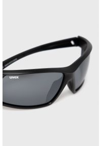 Uvex Okulary przeciwsłoneczne kolor czarny. Kształt: owalne. Kolor: czarny #2