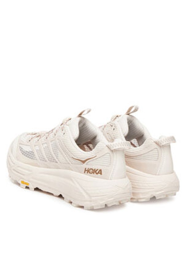 HOKA - Hoka Sneakersy Mafate Three2 Grid 1173332 Beżowy. Kolor: beżowy. Materiał: materiał