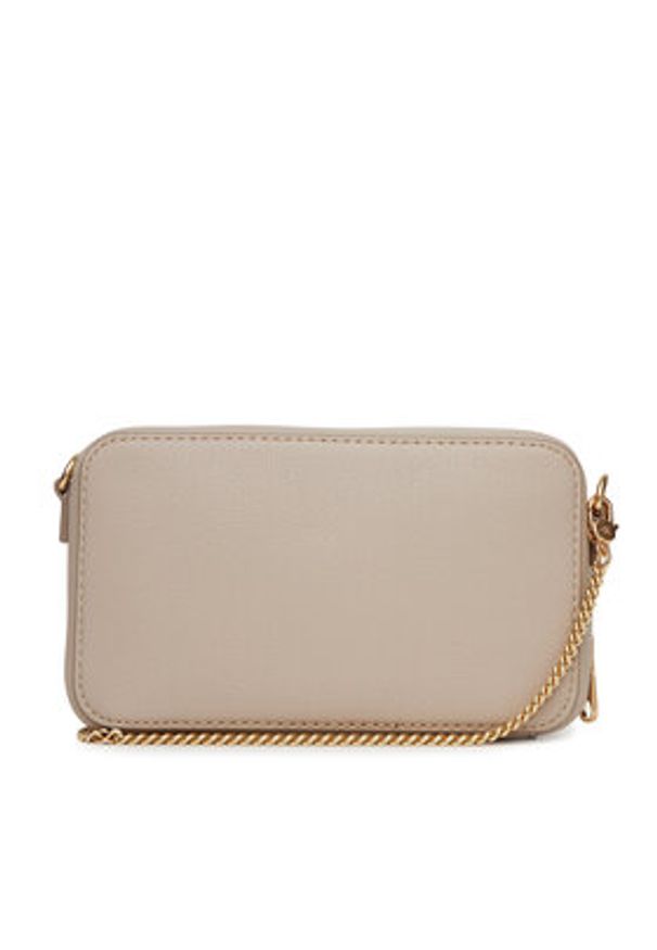 Calvin Klein Torebka Minimal Mono Camera Bag LV04K1086G Beżowy. Kolor: beżowy. Materiał: skórzane