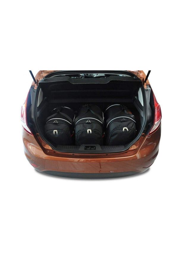 KJUST - Torby Do Bagażnika Ford Fiesta 2012-2017 3Szt Kjust. Kolor: czarny. Styl: sportowy