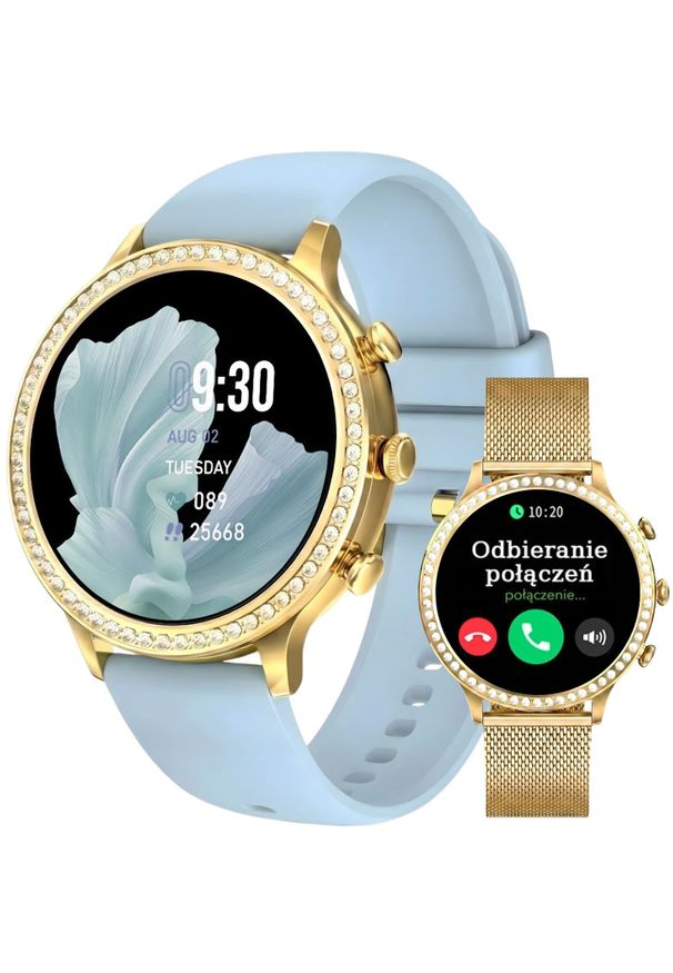 SMARTWATCH Damski Gravity GT5-4 LGD/LGD/BU. Rodzaj zegarka: smartwatch