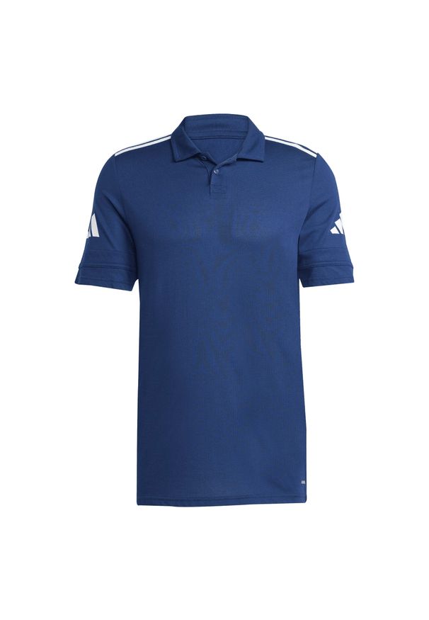 Adidas - Koszulka męska adidas Squadra 25 Polo. Typ kołnierza: polo. Kolor: niebieski, wielokolorowy, biały. Sport: piłka nożna