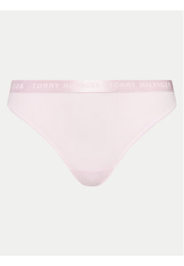 TOMMY HILFIGER - Tommy Hilfiger Komplet 3 par stringów UW0UW04480 Kolorowy. Materiał: bawełna. Wzór: kolorowy