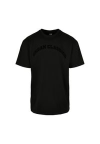 Urban Classics - Męska Koszulka Z Logo Łuku. Kolor: czarny. Sport: turystyka piesza #1