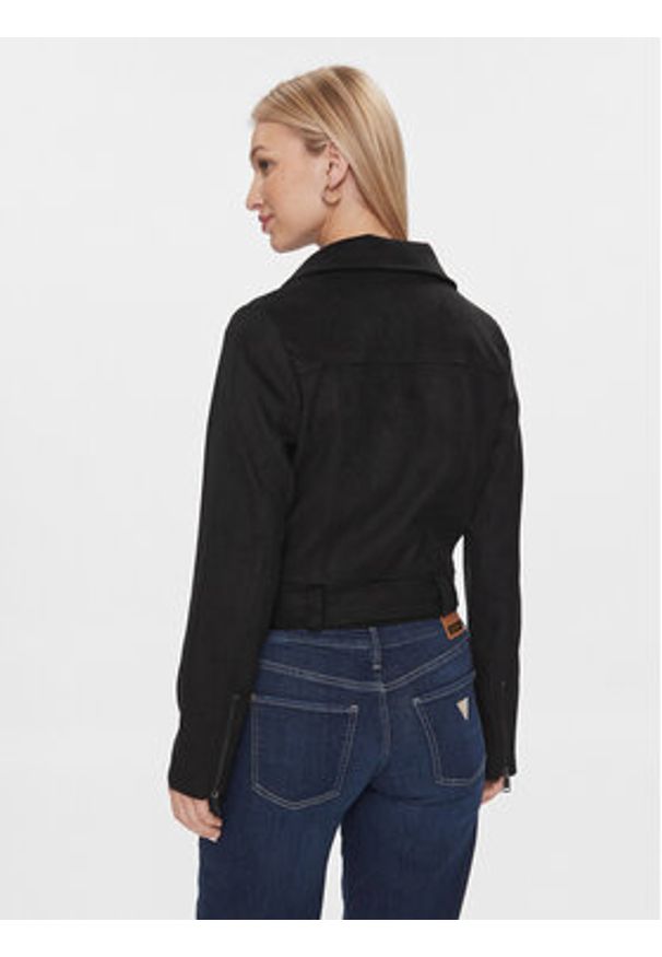 Guess Kurtka przejściowa Celeste W4RL10 WFWQ0 Czarny Regular Fit. Kolor: czarny. Materiał: syntetyk