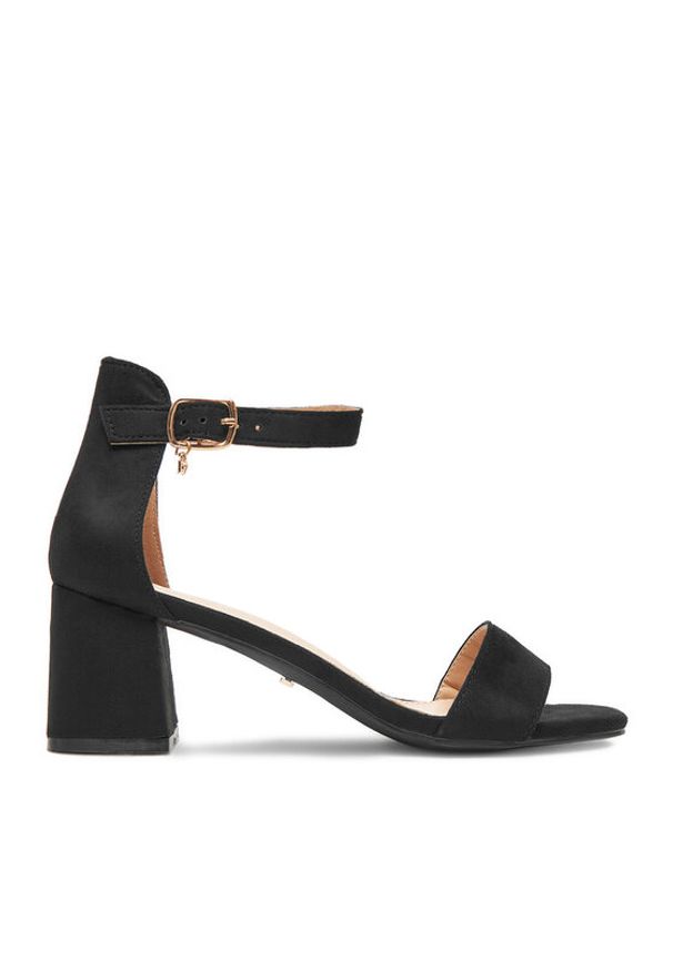 DeeZee Sandały 5250-1 Czarny. Kolor: czarny. Materiał: materiał