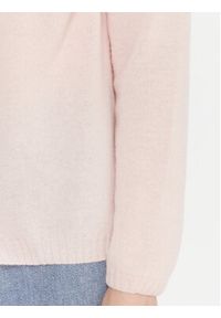 Kontatto Kardigan 3M0978C Różowy Relaxed Fit. Kolor: różowy. Materiał: wełna