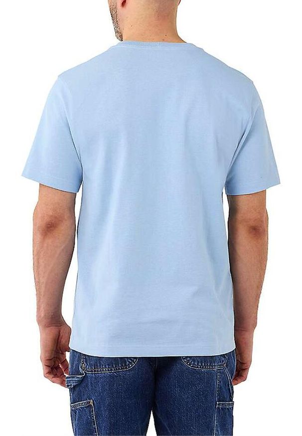 Koszulka sportowa męska T-shirt Carhartt Heavyweight Pocket K87. Kolor: niebieski