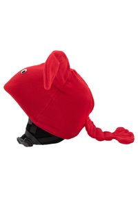 CASCO - Czapka / nakładka na kask narciarski RAK. Kolor: czerwony. Sezon: zima. Styl: sportowy #2