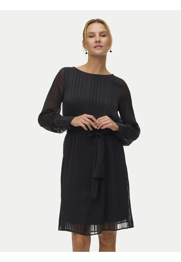 Vero Moda Sukienka koktajlowa Gedna 10335586 Czarny Regular Fit. Kolor: czarny. Materiał: syntetyk. Styl: wizytowy