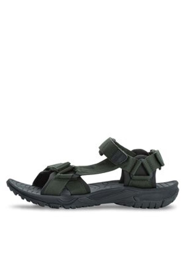 Jack Wolfskin Sandały Lakewood Ride Sandal M 4019021 Khaki. Kolor: brązowy. Materiał: materiał