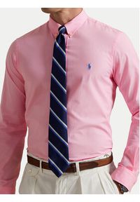 Polo Ralph Lauren Koszula 710929348003 Różowy Slim Fit. Typ kołnierza: polo. Kolor: różowy. Materiał: bawełna #6