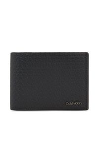 Calvin Klein Portfel męski Minimalism Trifold 10Cc W/Coin K50K510902 Czarny. Kolor: czarny