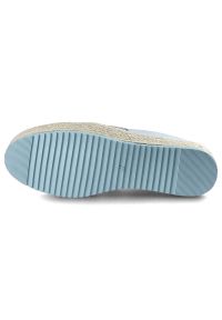 Big-Star - Niebieskie Espadryle Big Star Lekkie Damskie Buty. Okazja: na co dzień, na spacer. Zapięcie: pasek. Kolor: niebieski. Materiał: materiał. Sezon: lato. Styl: casual, klasyczny, wakacyjny