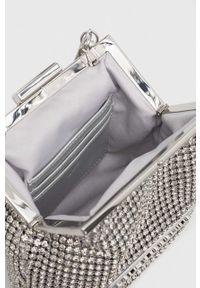 Love Moschino kopertówka kolor srebrny. Kolor: srebrny. Rodzaj torebki: na ramię #6