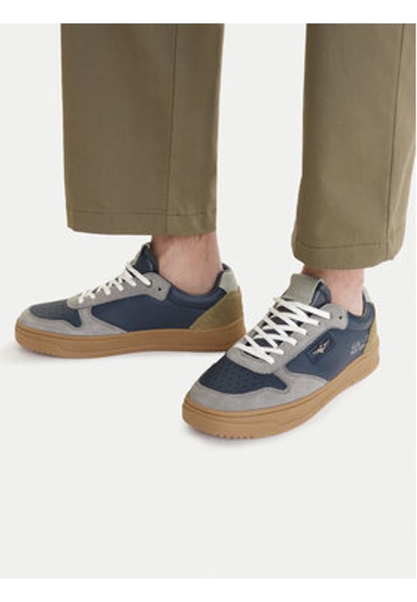 Aeronautica Militare Sneakersy 261SC0235UPL00244 Kolorowy. Materiał: skóra. Wzór: kolorowy