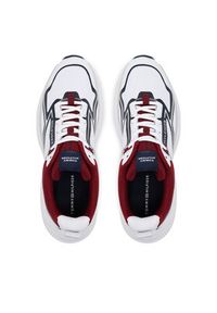 TOMMY HILFIGER - Tommy Hilfiger Sneakersy Th Dynafast Tech FM0FM05450 Biały. Kolor: biały. Materiał: skóra #6
