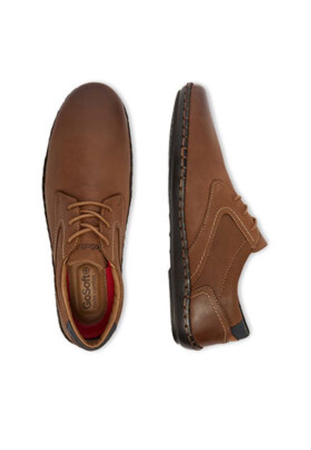 Go Soft Półbuty CEO-WACCO-02 MI18 Brązowy. Kolor: brązowy. Materiał: skóra