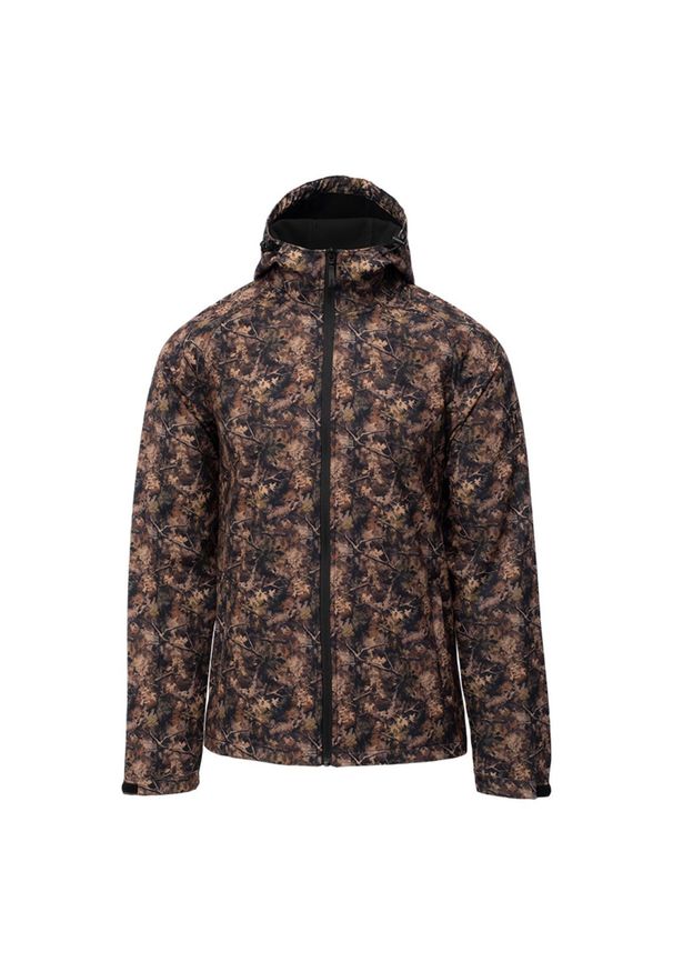 Kurtka męska Softshell Magnum Hidden - brązowa, Rozmiar XXL. Kolor: brązowy. Materiał: softshell. Sezon: lato, zima. Sport: turystyka piesza, fitness, outdoor