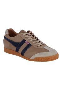Buty do chodzenia męskie Gola Harrier. Kolor: niebieski, wielokolorowy. Materiał: zamsz, materiał. Szerokość cholewki: normalna. Sport: turystyka piesza