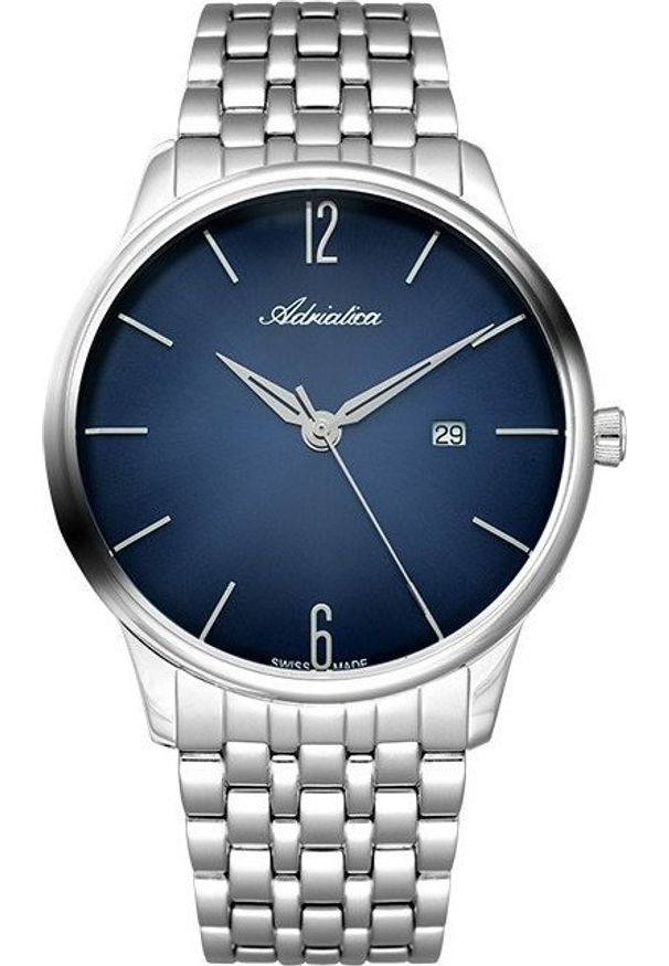Zegarek Adriatica Zegarek męski Adriatica A8269.5155Q srebrny. Kolor: srebrny