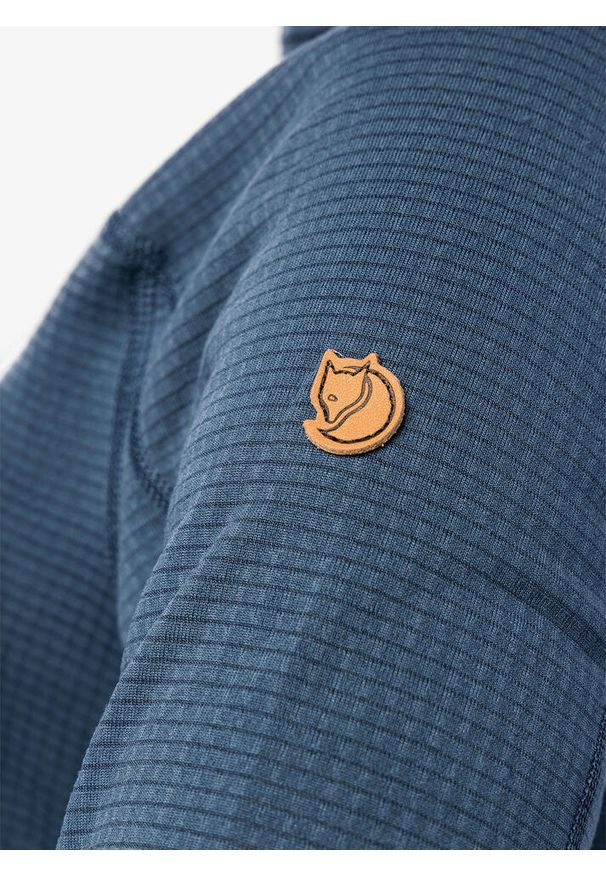 Fjällräven - Bluza polarowa damska Fjallraven Abisko Lite Fleece Half Zip. Kolor: niebieski. Materiał: polar