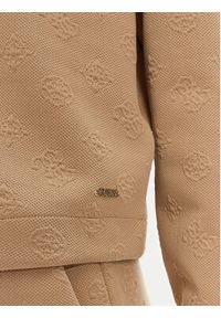 Guess Bluza V5YQ04 KBSL2 Beżowy Regular Fit. Kolor: beżowy. Materiał: syntetyk #5