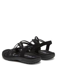 skechers - Skechers Sandały Reggae Slim-Sunnyside 163185/BBK Czarny. Kolor: czarny. Materiał: materiał #3