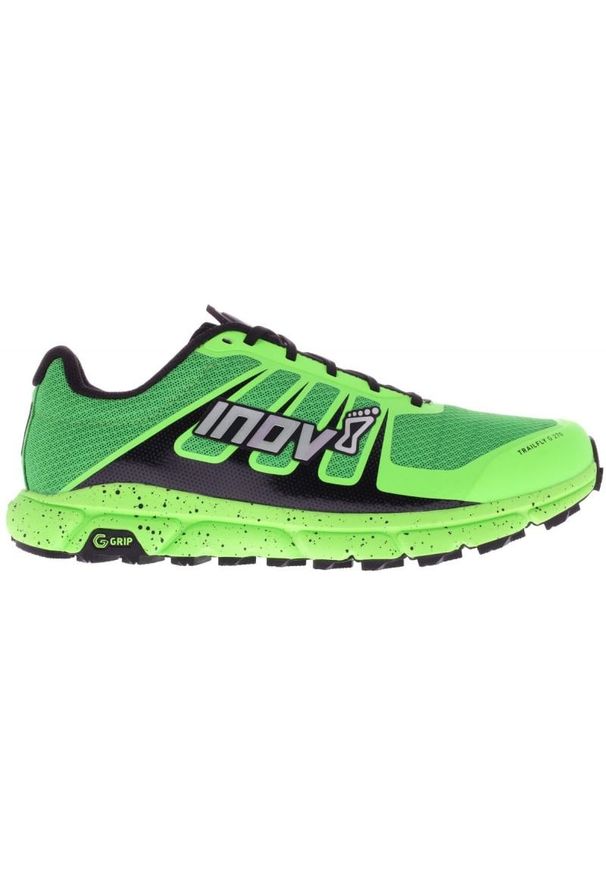 Buty do biegania Inov-8 TrailFly G 270 V2 M 001065-GNBK-S-01 zielone. Kolor: zielony. Materiał: materiał. Szerokość cholewki: normalna