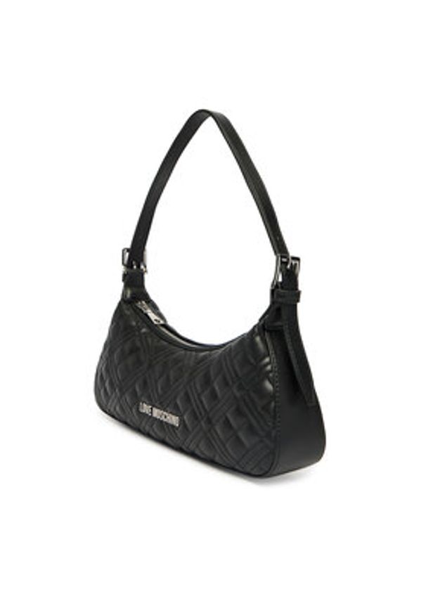 Love Moschino - LOVE MOSCHINO Torebka JC4142PP0OLA000B Czarny. Kolor: czarny. Materiał: skórzane