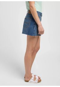 Lee - DAMSKA SPÓDNICA LEE MINI SKIRT FACETS OF BLUE 112349008