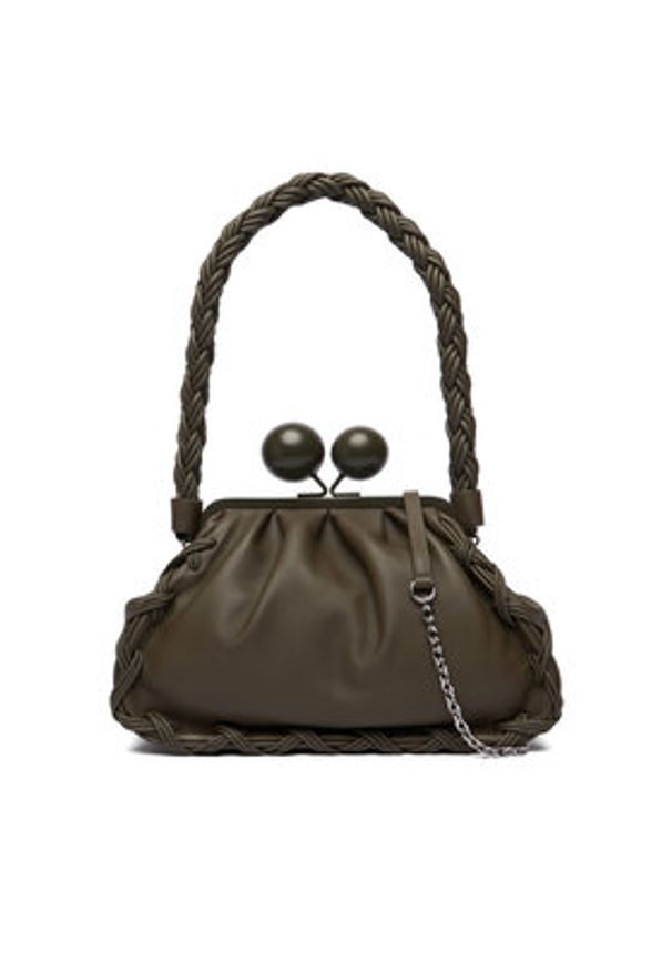 Weekend Max Mara Torebka 2615511144650 Khaki. Kolor: brązowy. Materiał: skórzane