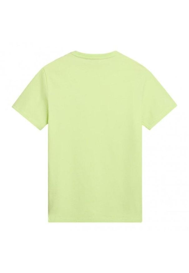 Koszulka męska Napapijri Salis. Kolor: żółty. Sport: turystyka piesza