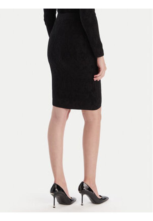 Marciano Guess Spódnica ołówkowa 5BGD00 5661Z Czarny Slim Fit. Kolor: czarny. Materiał: syntetyk