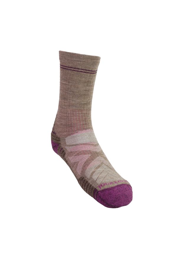 Skarpety trekkingowe Smartwool Hike Light Cushion Crew. Kolor: wielokolorowy, szary, brązowy. Materiał: wełna. Sport: turystyka piesza