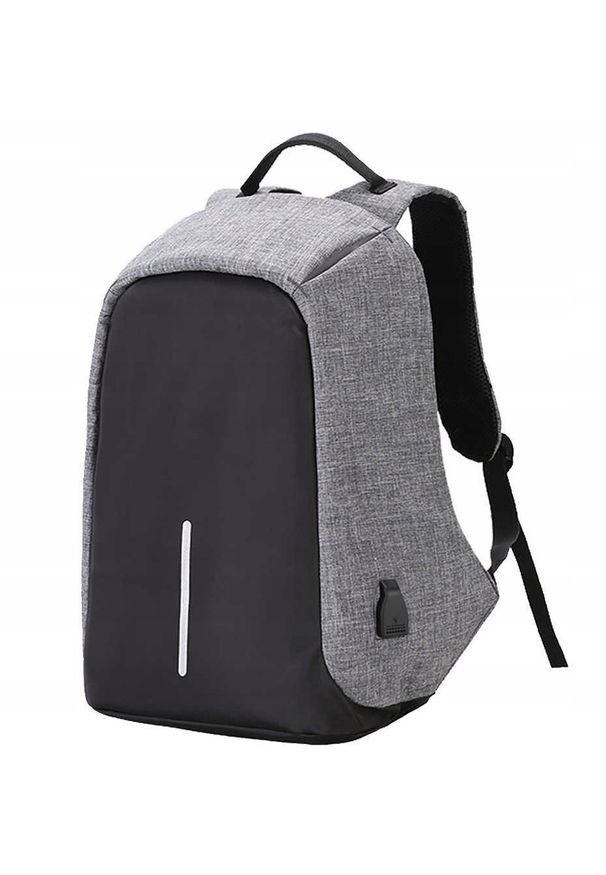 Plecak Retoo PLECAK MIEJSKI ANTYKRADZIEŻOWY WODOODPORNY POEJMNY NA LAPTOPA Z PORTEM USB